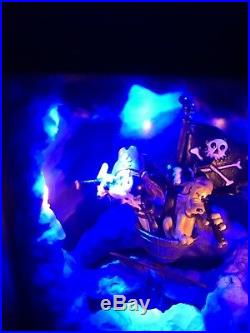 Disney Olszewski Gallery of Light Pirate Mickey Mouse Pluto Shadow Box Diorama