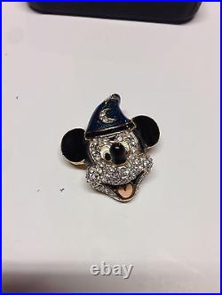 Disney Originals, SORCERER MICKEY MOUSE Fantasia Jeweled Brooch Pin