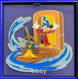 Disney Paris Fantasia Sorcerer's Apprentice Sorcerer Mickey Mouse Jumbo 400 Pin