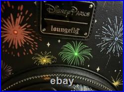 Disney Parks 100 & Mickey Mouse Partners Light-Up Loungefly Mini Backpack NWOT