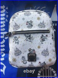 Disney Parks 2020 Dooney & Bourke Christmas Holiday Backpack Bag IN HAND NWT