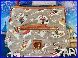 Disney Parks 2021 Christmas Walts Lodge Mickey Crossbody Bag Dooney & Bourke