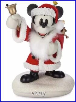 Disney Parks 2024 Mickey Mouse Santa Statue Magical Christmas Tree Figurine NEW