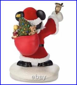 Disney Parks 2024 Mickey Mouse Santa Statue Magical Christmas Tree Figurine NEW