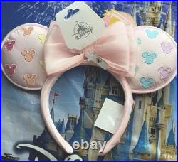 Disney Parks 2026 Mickey Stoney Clover Pink Ears Headband Mickey Mouse Icons