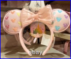 Disney Parks 2026 Mickey Stoney Clover Pink Ears Headband Mickey Mouse Icons
