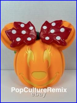 Disney Parks 2026 Mini Mickey & Minnie Mouse Musical Light Up Pumpkin Set New