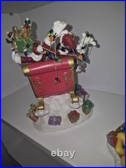 Disney Parks Christmas Mickey Mouse And Friends Figurine Sleigh Figurine
