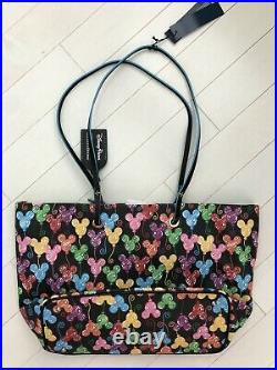 Disney Parks Dooney and Bourke Mickey Mouse Balloons 10th Anniversary Tote Purse