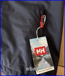 Disney Parks Helly Hansen Mickey Mouse Navy Crew Hooded Jacket Adult L NEW