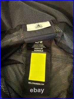 Disney Parks Helly Hansen Mickey Mouse Navy Crew Hooded Jacket Adult L NEW