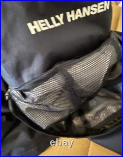 Disney Parks Helly Hansen Mickey Mouse Navy Crew Hooded Jacket Adult L NEW