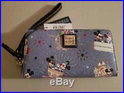 Disney Parks Hipster Mickey and Minnie Mouse Wallet by Dooney & Bourke
