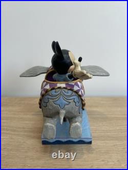 Disney Parks Jim Shore Traditions Mickey Mouse Flying Dumbo Ride Figure 4043688