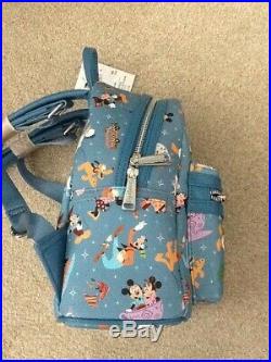 Disney Parks Loungefly Mickey Mouse & Friends Mini Backpack. WDW. New with Tags