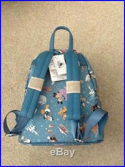 Disney Parks Loungefly Mickey Mouse & Friends Mini Backpack. WDW. New with Tags