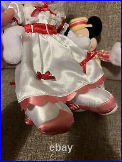 Disney Parks Mary Poppins Mickey & Minnie Mouse Jolly Holiday Soft Plush Toys