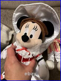 Disney Parks Mary Poppins Mickey & Minnie Mouse Jolly Holiday Soft Plush Toys