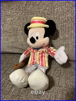 Disney Parks Mary Poppins Mickey & Minnie Mouse Jolly Holiday Soft Plush Toys