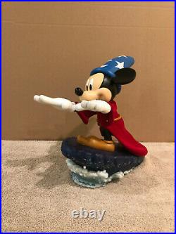 Disney Parks Medium Big Fig Fantasia Sorcer Mickey Mouse + Original Box