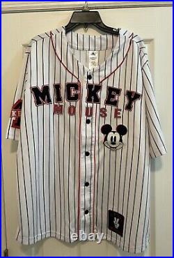 Disney Parks Mickey Mouse Baseball Jersey #28 Sz Large NWT