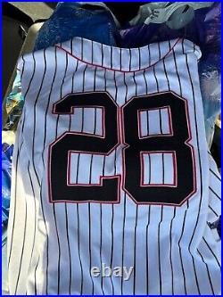 Disney Parks Mickey Mouse Baseball Jersey #28 Sz Large NWT