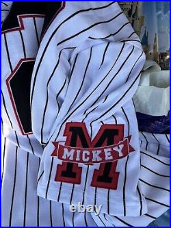 Disney Parks Mickey Mouse Baseball Jersey #28 Sz Large NWT