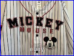 Disney Parks Mickey Mouse Baseball Jersey #28 Sz Large NWT