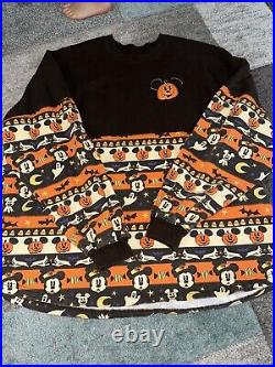 Disney Parks Mickey Mouse Halloween BOO Spirit Jersey XXL Ghost Pumpkin 2020