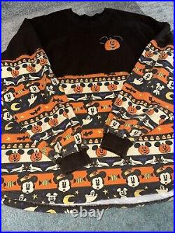 Disney Parks Mickey Mouse Halloween BOO Spirit Jersey XXL Ghost Pumpkin 2020