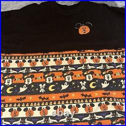 Disney Parks Mickey Mouse Halloween BOO Spirit Jersey XXL Ghost Pumpkin 2020