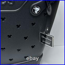 Disney Parks Mickey Mouse Icon Crocs Tote Bag Black