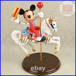 Disney Parks Mickey Mouse & Jingles Carousel Horse Medium Big Fig Figure NEW