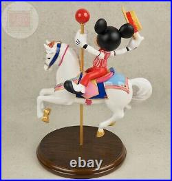 Disney Parks Mickey Mouse & Jingles Carousel Horse Medium Big Fig Figure NEW