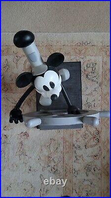Disney Parks Mickey Mouse Steamboat willie Large Figurine Rare Disney Parks Mickey Mouse Steamboat willie Large Figurine Rare