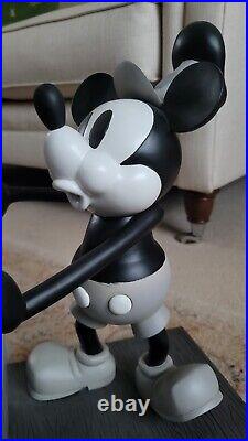 Disney Parks Mickey Mouse Steamboat willie Large Figurine Rare Disney Parks Mickey Mouse Steamboat willie Large Figurine Rare