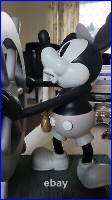 Disney Parks Mickey Mouse Steamboat willie Large Figurine Rare Disney Parks Mickey Mouse Steamboat willie Large Figurine Rare