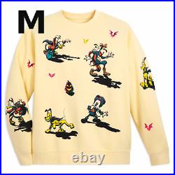 Disney Parks Mickey Mouse and Friends Halloween Pullover Sweatshirt Adult MEDIUM