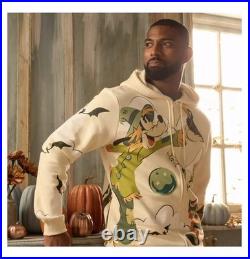 Disney Parks Mickey Mouse and Friends Halloween Zip Hoodie Adult Sweatshirt NWT