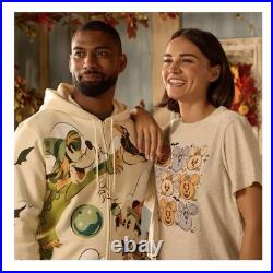 Disney Parks Mickey Mouse and Friends Halloween Zip Hoodie Adult Sweatshirt NWT