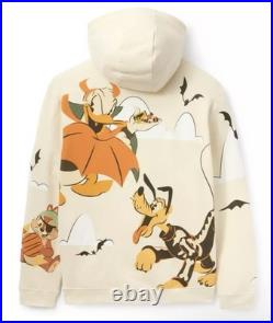 Disney Parks Mickey Mouse and Friends Halloween Zip Hoodie Adult Sweatshirt NWT