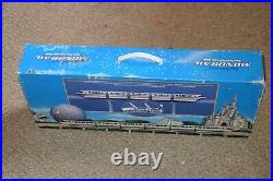 Disney Parks Monorail Train Playset Green Stripe Complete Working With Characters