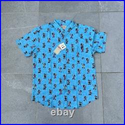 Disney Parks RSVLTS Mickey Mouse Shirt Men's Size Large Mens Blue Magic Kingdom