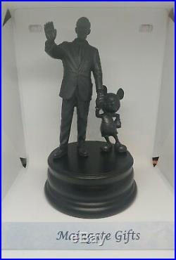 Disney Parks Walt Disney & Mickey Mouse Partners Bronze Figure Statue New
