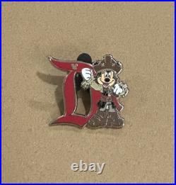 Disney Pin 2020 Disneyland D Character Mickey Mouse Pirate Hidden Mickey RARE
