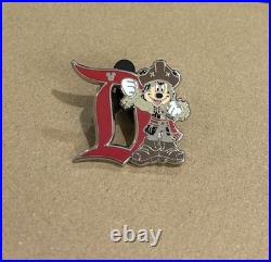 Disney Pin 2020 Disneyland D Character Mickey Mouse Pirate Hidden Mickey RARE