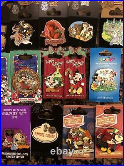 Disney Pins Lot of 40 Limited Edition / Limited Release Pins as Pictured