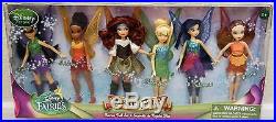 Disney Pirate Fairies Tinkerbell Mini Doll Set Zarina Fawn Silvermist Iridessa