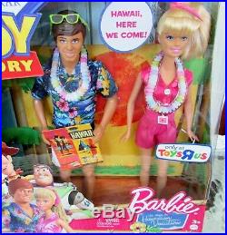 Disney Pixar Toy Story Barbie & Ken Doll Set Hawaii Hawaiian Vacation NEW IN BOX