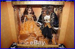 Disney Platinum Beauty And The Beast Limited Edition Dolls Belle And Beast